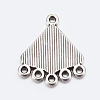 Alloy Connector Rhinestone Settings PALLOY-EA10685Y-AS-NF-3