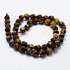 Natural Tiger Eye Beads Strands G-K184-03-2