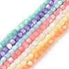 Natural Trochus Shell Beads Strands SSHEL-H070-02-1