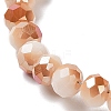 Electroplate Opaque Solid Color Glass Beads Strands EGLA-A034-P6mm-J13-3
