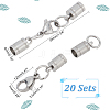   20 Sets 304 Stainless Steel Lobster Claw Clasps STAS-PH0004-74-2