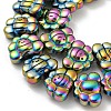 Electroplated Synthetic Non-magnetic Hematite Beads Strands G-Z032-D02-05A-3
