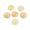 Natural Yellow Jade Cabochons G-T020-18mm-32-1