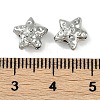 Brass Micro Pave Cubic Zirconia Beads KK-P283-20P-3