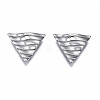 304 Stainless Steel Charms STAS-S080-056P-NR-1