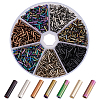   1400Pcs 7 Colors Glass Bugle Beads SEED-PH0002-14-1