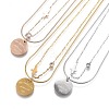 304 Stainless Steel Double Layer Necklaces NJEW-H207-02-1