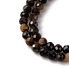 Natural Tiger Eye Bead Strands G-L629-B02-3mm-4