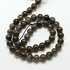 Grade AA Natural Gemstone Labradorite Round Beads Strands X-G-E251-33-6mm-5