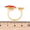 Brass Cuff Open Rings for Women KK-CBA17E5-02G-5