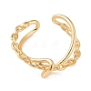 Brass Open Cuff Ring LS-RJEW-R143-01B-G-3