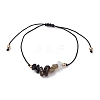 Gemstone Braided Bead Bracelet BJEW-JB11013-05-1