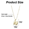 1Pc Initial Letter Brass Pendant Necklaces NJEW-YW0001-24N-2
