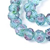 Handmade Luminous Lampwork Beads Strands LAMP-N037-01E-4