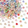 500Pcs ABS Plastic Bead Caps OACR-CJ0002-70-1