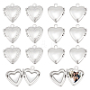 316 Stainless Steel Locket Pendants STAS-UN0055-04-1