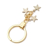 Alloy Enamel Star Keychain KEYC-JKC01084-03-4