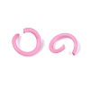 Spray Painted Iron Open Jump Rings IFIN-T017-04C-11-2