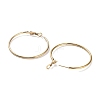 Ring 304 Stainless Steel Hoop Earrings for Women Men EJEW-B049-02E-G-2