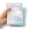 Rectangle Zip Lock Plastic Glitter Holographic Bags OPP-YW0001-03C-4