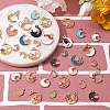 40Pcs 20 Styles Golden Alloy Enamel Pendant sgENAM-SZ0002-11-5