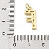 Brass Micro Pave Cubic Zirconia Pendants KK-V014-01G-06-3