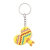 Cartoon PVC Plastic Keychain LS-KEYC-F035-01A-1