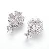 Long-Lasting Plated Brass Micro Pave Cubic Zirconia Peg Bails Pendants ZIRC-F063-19P-2