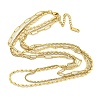 Ion Plating(IP) 304 Stainless Steel Multi Layered Necklaces NJEW-S426-04G-1