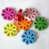 2-hole Flower Shaped DIY Buttons FNA160N-1