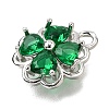 Brass Micro Pave Cubic Zirconia Pendants LS-KK-D385-01P-02-2