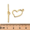 Brass Toggle Clasps KK-H496-09G-4