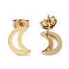 PVD Vacuum Plating 304 Stainless Steel Stud Earrings for Women EJEW-A048-43A-G-2