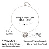 304 Stainless Steel Heart Pendant Necklaces for Women AR9427-2-1