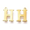 PVD Vacuum Plating  304 Stainless Steel Charms STAS-H112-H-G-2