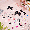 DIY Resin Rhinestone & ABS Plastic & Plastic Cabochons FIND-SC0021-32-5