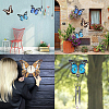Gorgecraft Butterfly Iron Art Wall Hanging Decorations Creative Butterfly Decoration Vintage Wall Decor Christmas Party Decoration DIY-GF0001-82-7