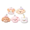 Opaque Resin Pendants FIND-P035-14P-M-1