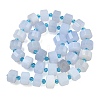 Natural Purple Chalcedony Beads Strands G-G453-G07-7x12mm-3
