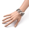 Four Loops Fashion Wrap Bracelets BJEW-JB05494-01-5