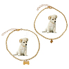 304 Stainless Steel Pendant Necklaces for Pet NJEW-DR00003-1