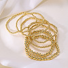 7Pcs CCB Round Beaded Stretch Bracelets WGF8C34-01-4