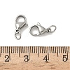 304 Stainless Steel Lobster Claw Clasps STAS-B166-01P-3