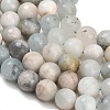 Natural Aquamarine Beads Strands GG-CBA7BB7-A01-8mm-4