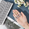 Acrylic Link Chains CHAC-WH0001-02-3