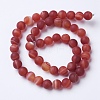 Natural Grade A Striped Agate/Banded Agate Beads Strands G-E478-02-8mm-2