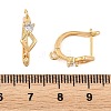 SHEGRACE Brass Micro Pave Cubic Zirconia Hoop Earring Findings XGRQ79327-932G-3