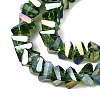 Electroplate Transparent Glass Beads Strands LS-EGLA-Q139-01A-A21-3