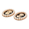 Zinc Alloy Enamel Cabochons ENAM-Q501-01LG-04-3