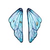 2Pcs Transparent Epoxy Resin Pendants RESI-A044-04A-1
